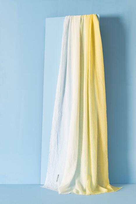 Kadın Degrade Konfor Şal SARI - Jawel