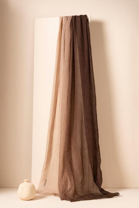 Kadın Degrade Konfor Şal KAHVERENGİ - Jawel