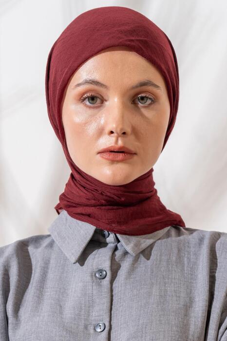 Kadın Konfor Eşarp BORDO - Jawel