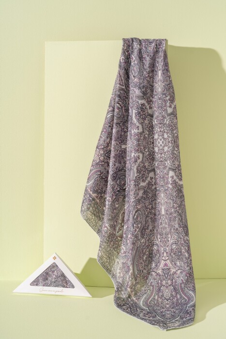 Kadın Spring Soft Barissa Eşarp AÇIK GRİ - Jawel