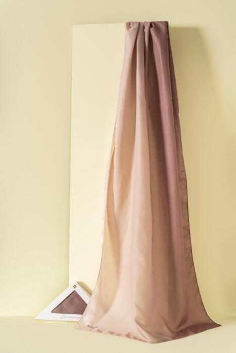 Kadın Degrade Soft Şal VİZON - Jawel