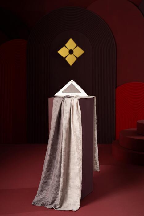 Kadın Müslin Degrade Şal Vizon - Jawel