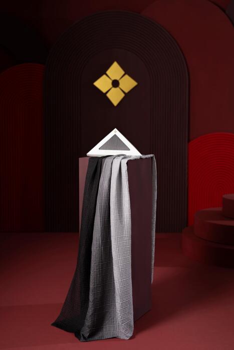 Kadın Müslin Degrade Şal Antrasit - Jawel