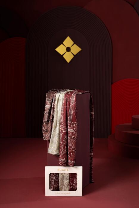 Kadın Teos Şal Paketi( Kahve-Sütlü Kahve-Koyu Bordo) - Jawel