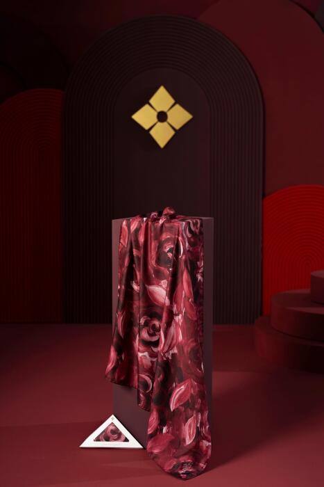 Kadın Mirla Soft Eşarp Bordo - Jawel