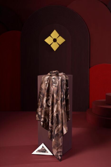 Kadın Mirla Soft Eşarp Kahve - Jawel