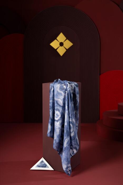 Kadın Mirla Soft Eşarp İndigo - Jawel