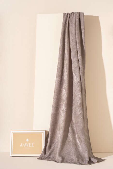Kadın Pirsus Modal Floş Şal KOYU VİZON - Jawel