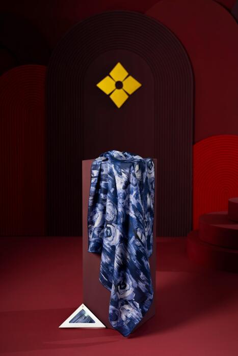 Kadın Millas Soft Eşarp Lacivert - Jawel