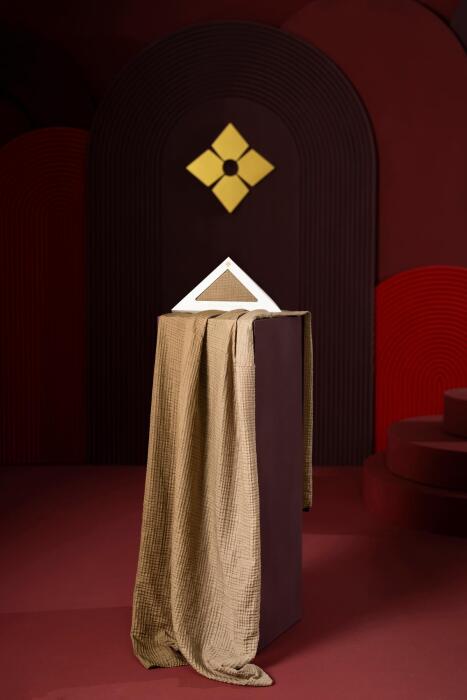 Kadın Müslin Degrade Şal Hardal - Jawel