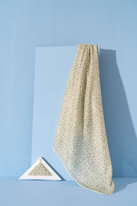 Kadın Çakıl Desen Soft Eşarp LİME - Jawel