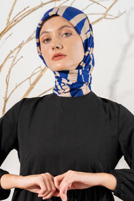 Kadın Zebra Desen Soft Eşarp MOR 