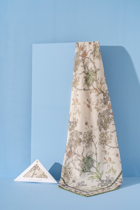 Kadın Spring Soft Limira Eşarp YEŞİL - Jawel