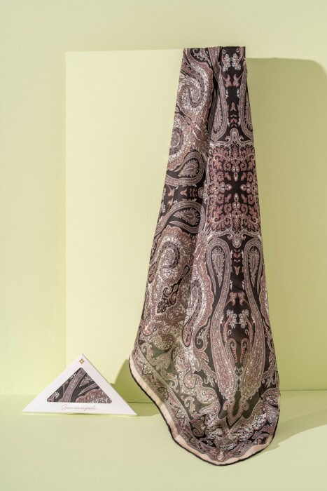 Kadın Spring Soft Carissa Eşarp SİYAH - Jawel