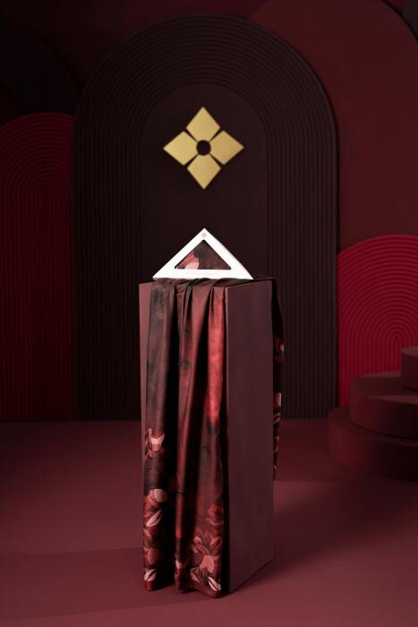 Kadın Imerion Soft Şal Koyu Bordo - Jawel