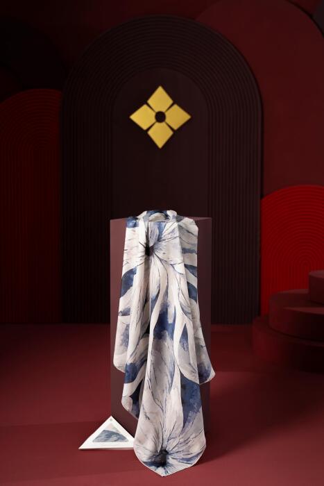 Kadın Masalia Soft Eşarp İndigo - Jawel