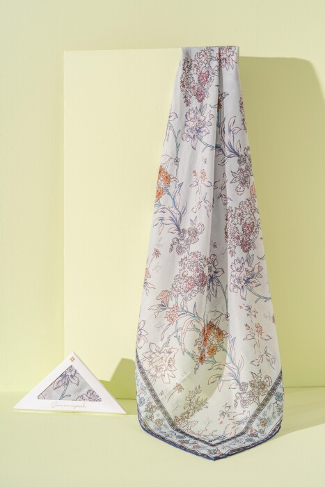 Kadın Spring Soft Limira Eşarp LACİVERT - Jawel