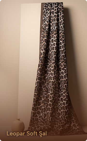 Leopar Soft Şal