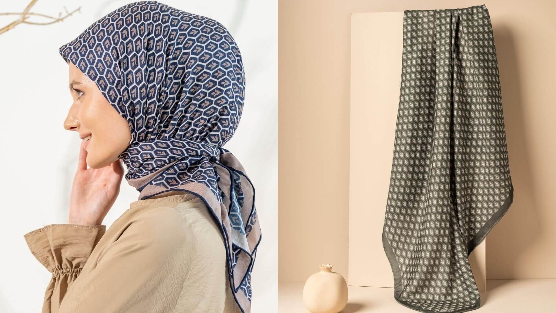 Lale Desenli Eşarp Nasıl Kombinlenir?