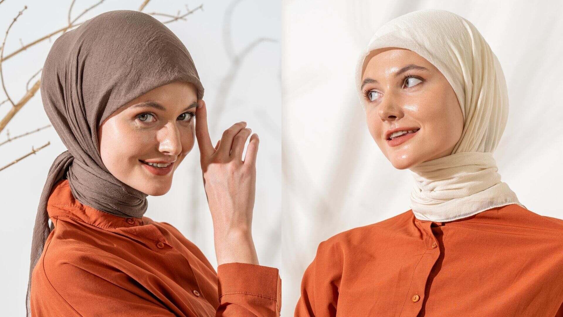 Ofiste Zarafet: Düz Renk Bambu Eşarp Kombinleri