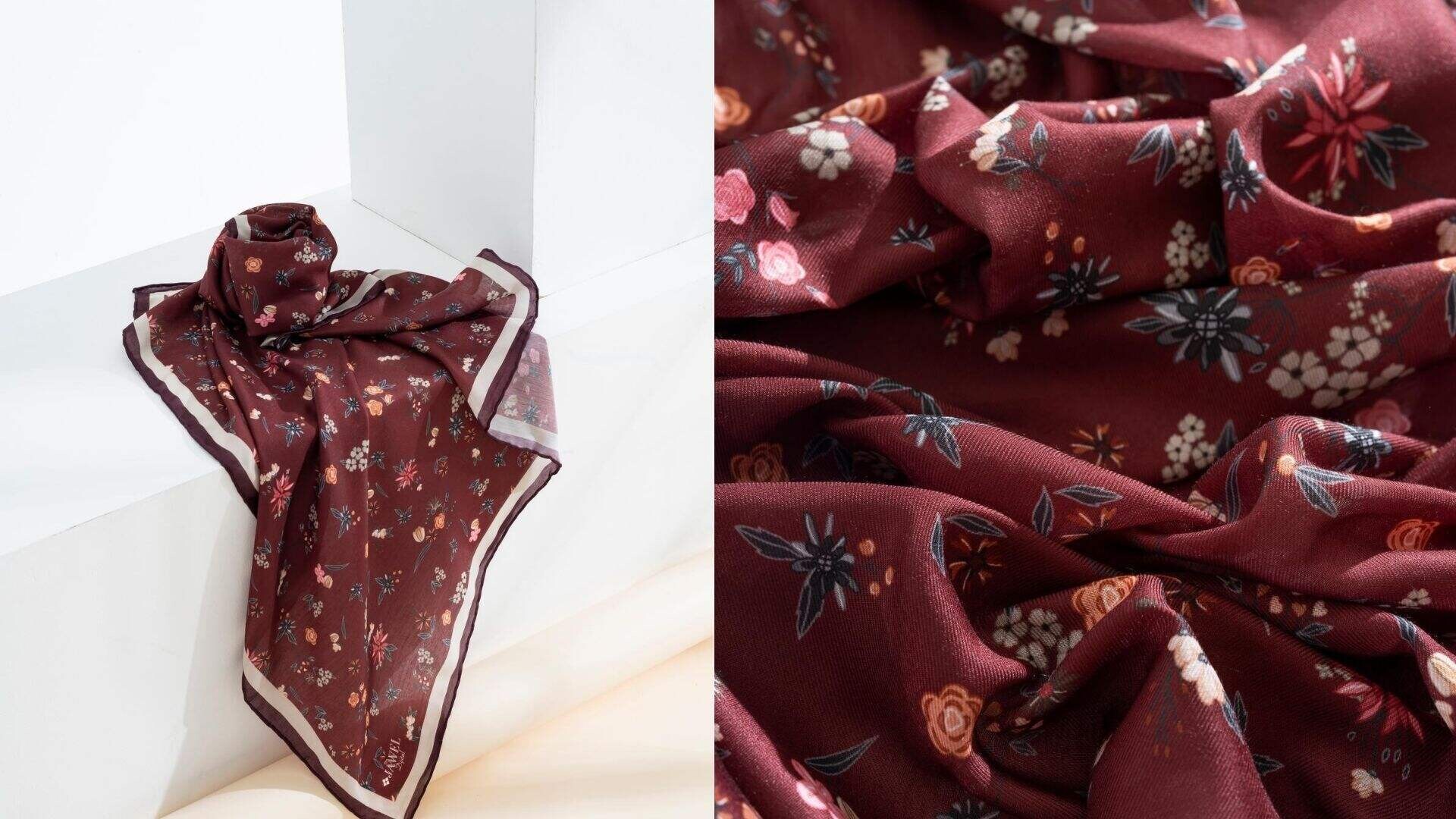 Çiçek Desenli Eşarp Nasıl Kombinlenir?