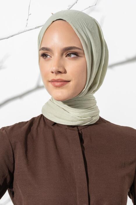 Kadın Konfor Şal 195/85 Cm NİL YEŞİLİ - Jawel