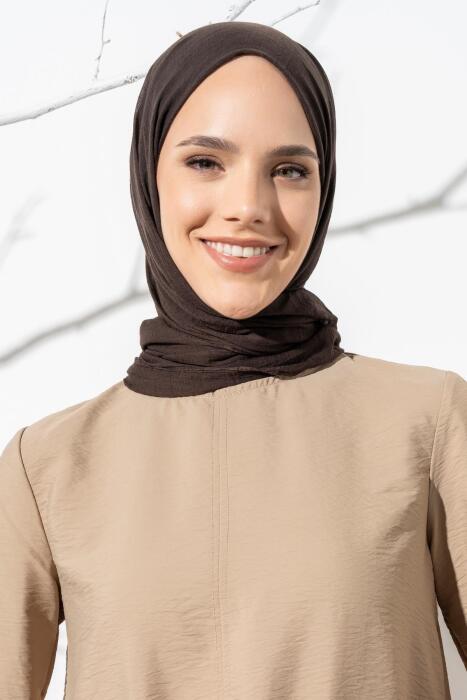 Kadın Konfor Şal 195/85 Cm ACI KAHVE - Jawel