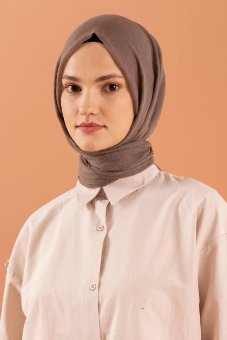 Kadın Konfor Şal 195/85 Cm KOYU VİZON - Jawel